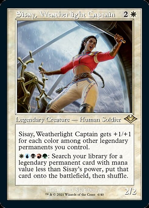Sisay, Weatherlight Captain - Foil-Etched
