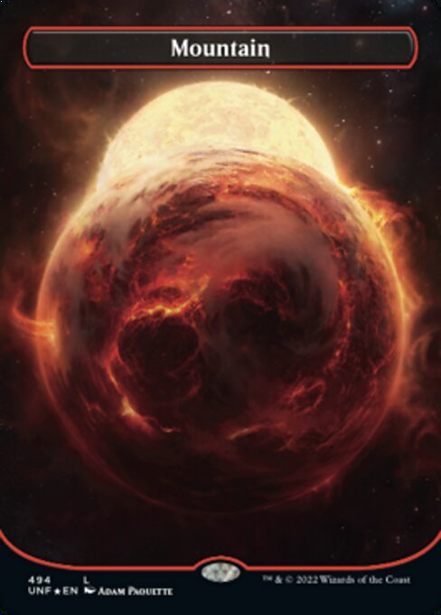 Mountain (494) - Full Art Galaxy Foil