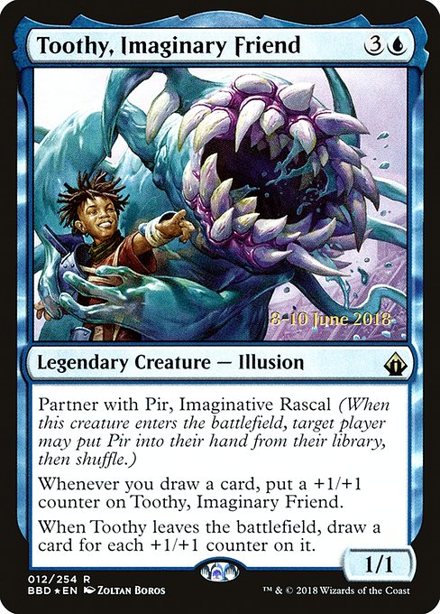 Toothy, Imaginary Friend - Foil - Prerelease Promo