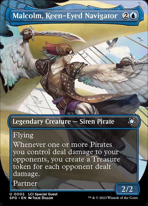 Malcolm, Keen-Eyed Navigator - Foil