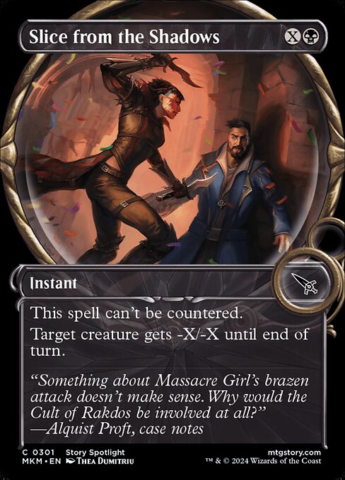 Slice from the Shadows - Foil