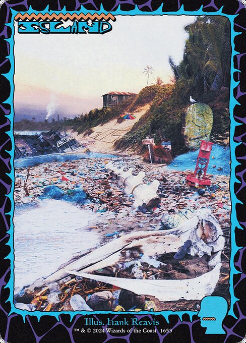 Island (1653) Full Art - Foil