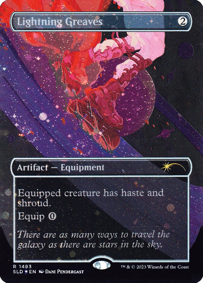 Lightning Greaves  (1493) - Galaxy Foil