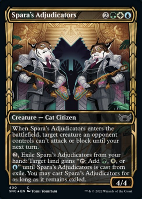 Spara's Adjudicators - Gilded Foil