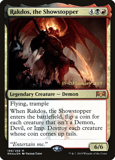 Rakdos, the Showstopper - Foil - Prerelease Promo