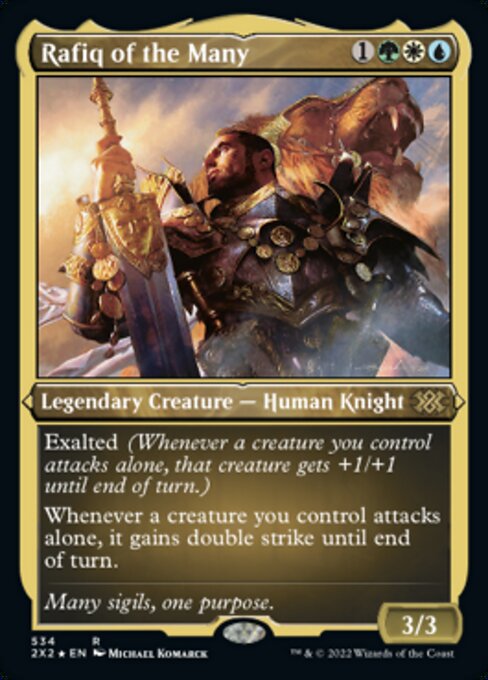 Rafiq of the Many - Foil Etched