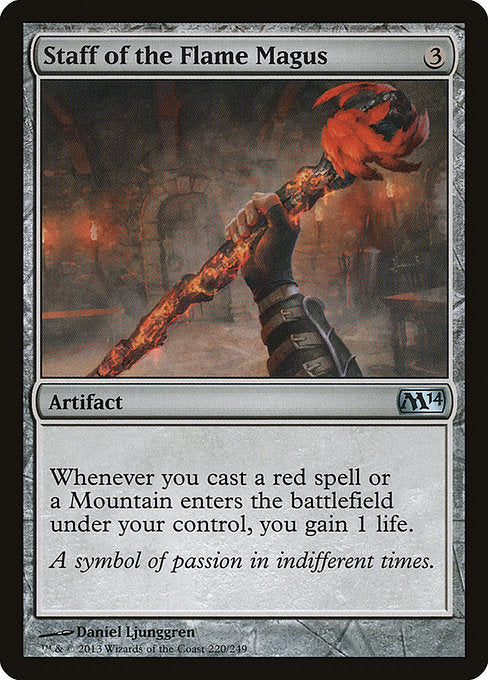 Staff of the Flame Magus - Foil