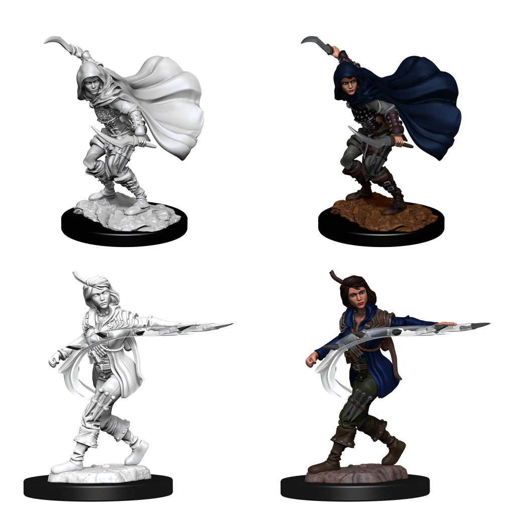 Pathfinder Battles Unpainted Minis - Human Rogue (Female)