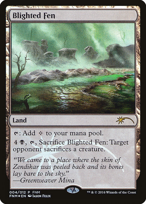 Blighted Fen - Foil - FNM Promo