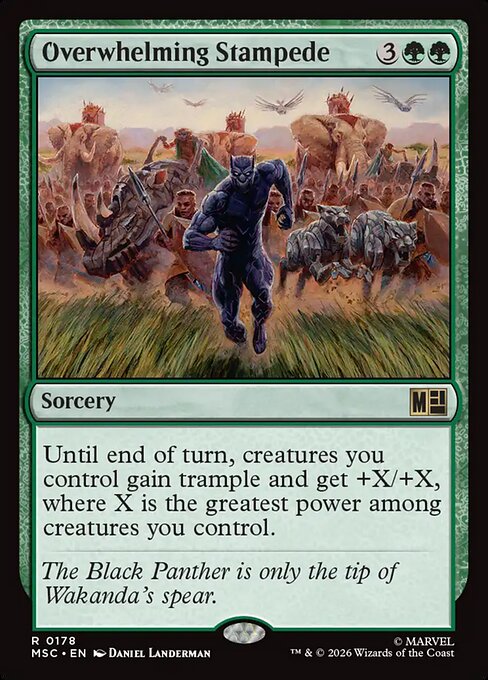 Overwhelming Stampede - Surge Foil