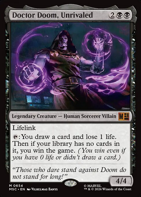 Doctor Doom, Unrivaled - Foil