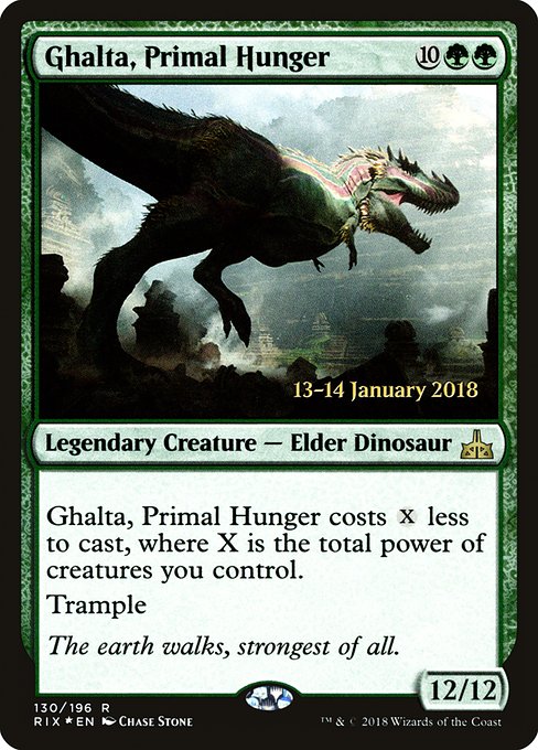Ghalta, Primal Hunger - Foil - Prerelease Promo