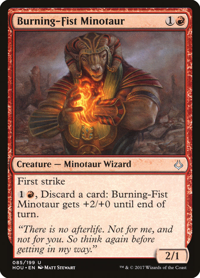 Burning-Fist Minotaur - Foil