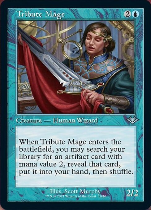 Tribute Mage - Foil-Etched