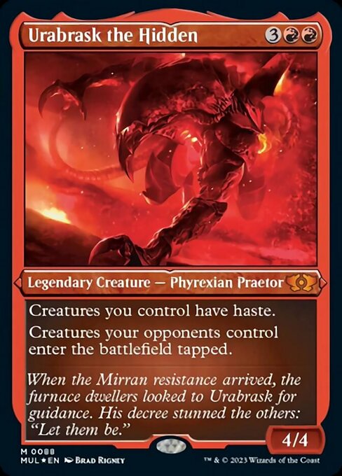 Urabrask the Hidden - Foil-Etched
