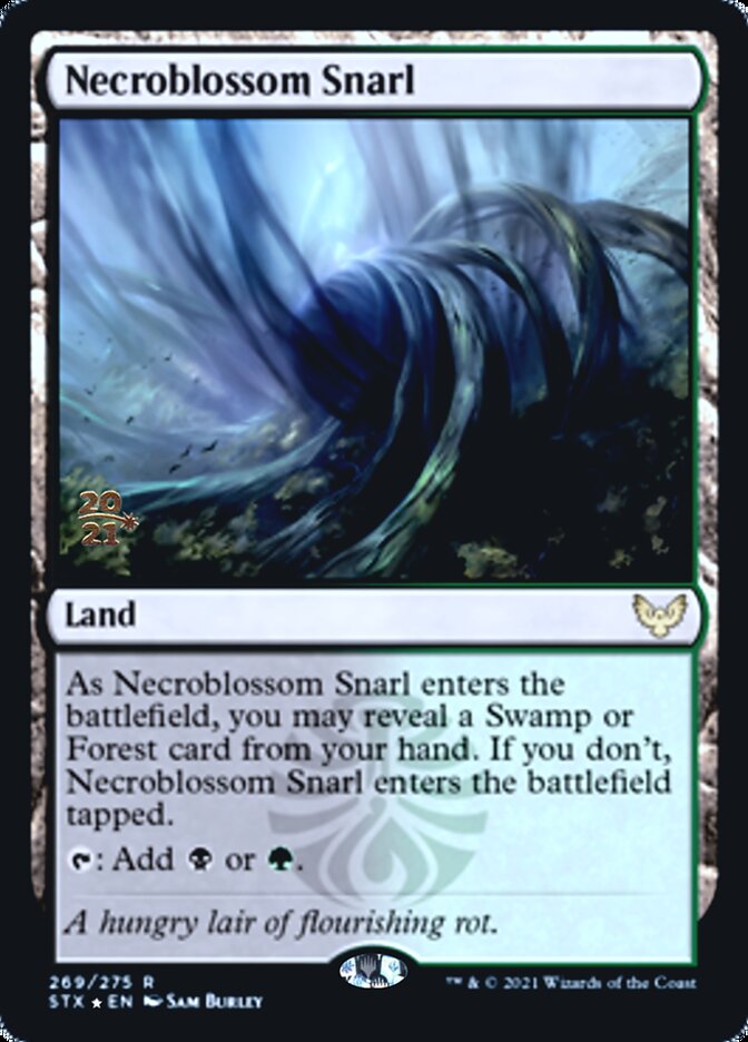 Necroblossom Snarl - Foil - Prerelease Promo