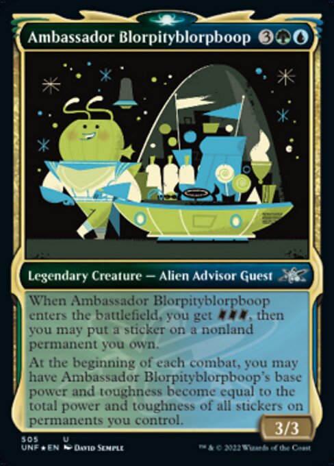 Ambassador Blorpityblorpboop - Galaxy Foil