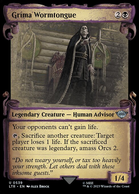 Grima Wormtongue - Silver Foil