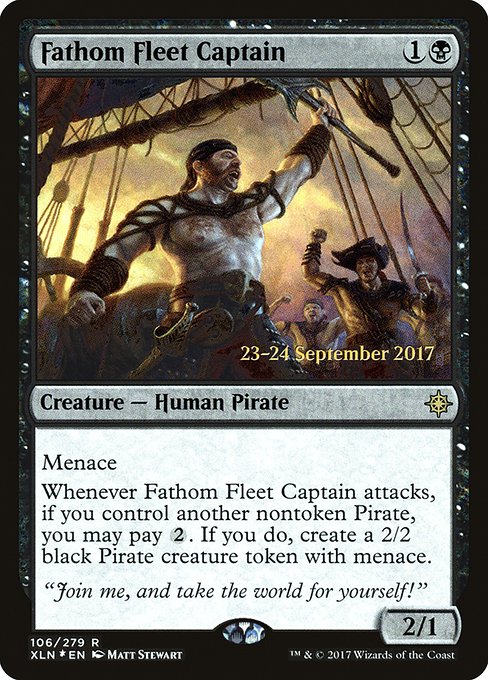 Fathom Fleet Captain - Foil - Prerelease Promo