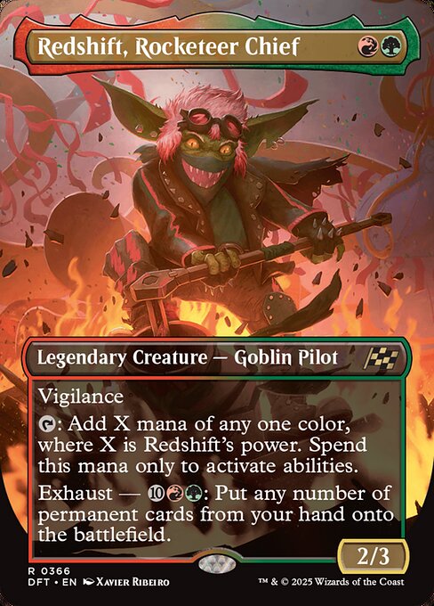 Redshift, Rocketeer Chief - Foil