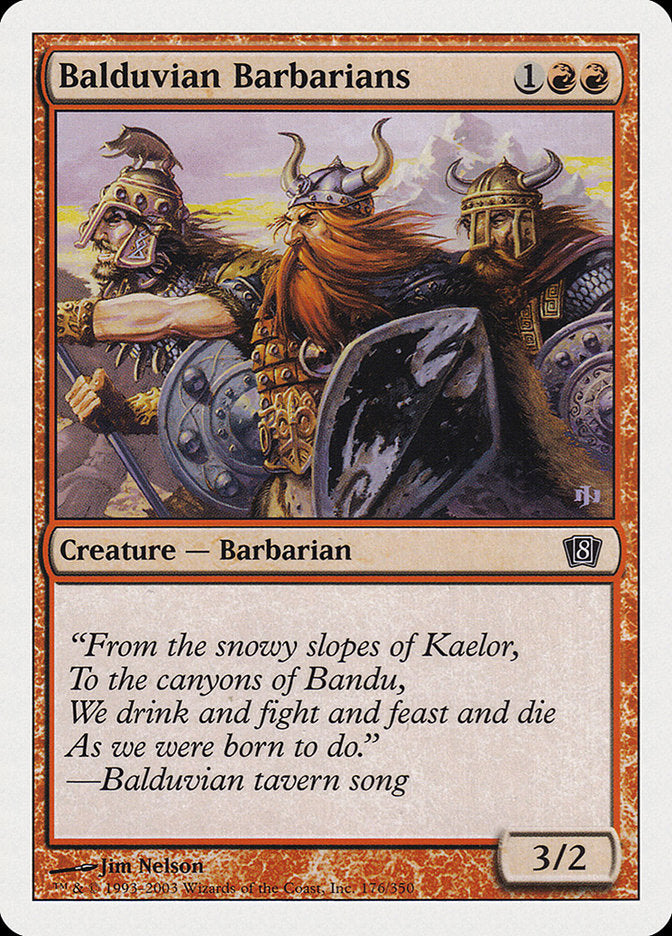 Balduvian Barbarians - Foil