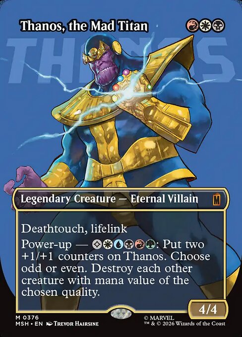 Thanos, the Mad Titan - Foil