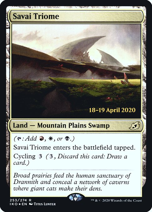 Savai Triome - Foil - Prerelease Promo