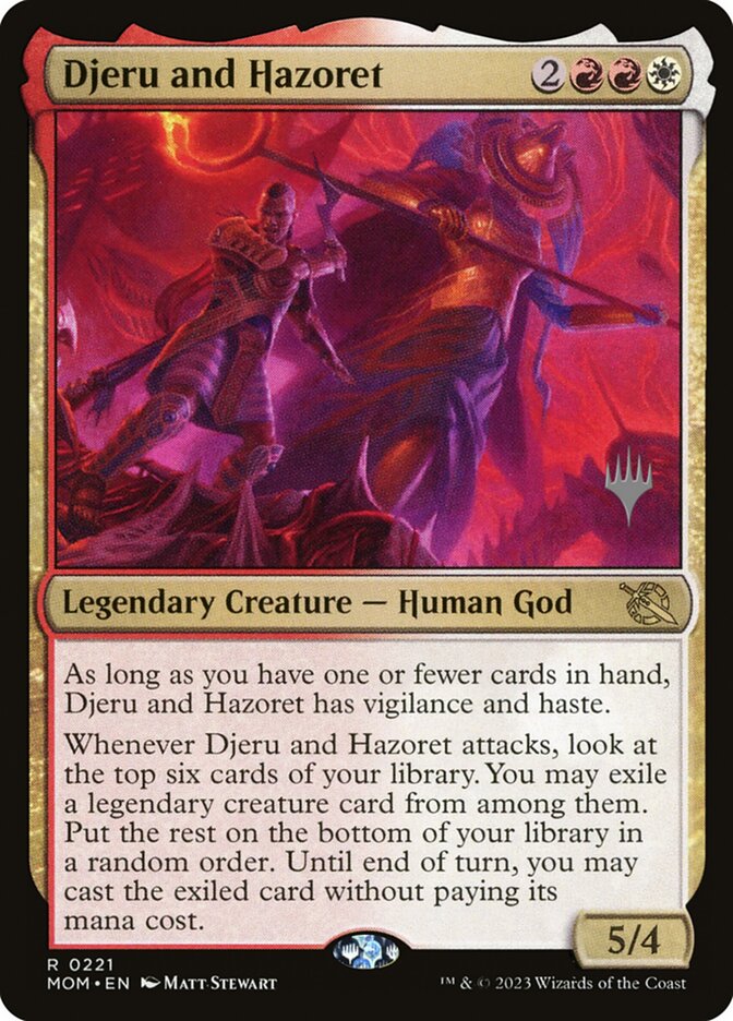 Djeru and Hazoret - Foil - Promo Pack
