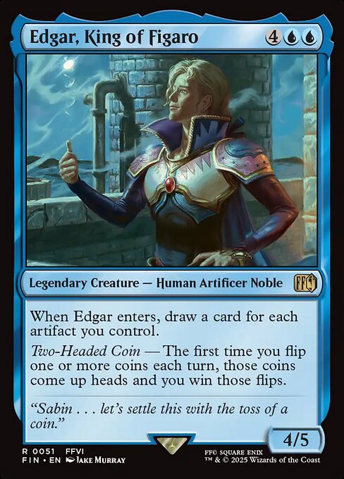 Edgar, King of Figaro - Foil