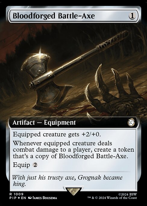 Bloodforged Battle-Axe - Surge Foil