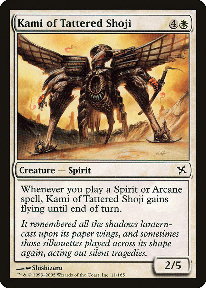 Kami of Tattered Shoji - Foil