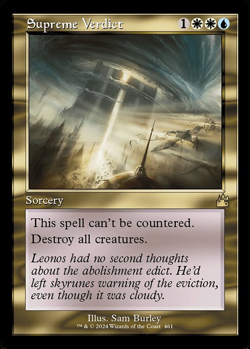 Supreme Verdict - Foil