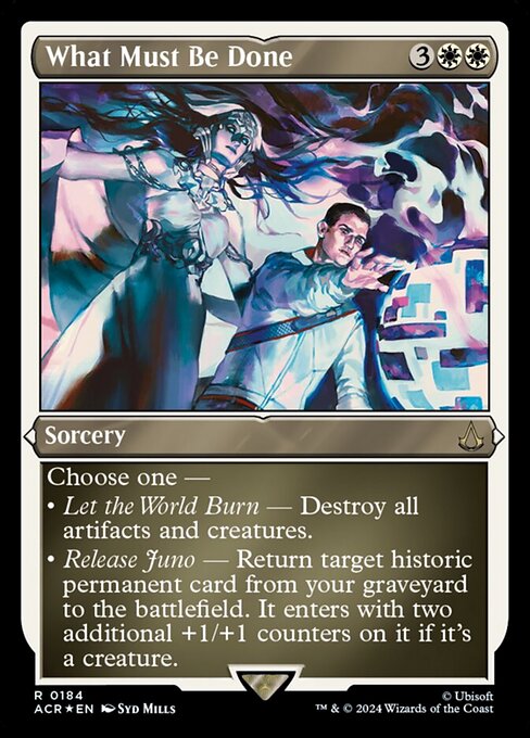 What Must Be Done - Foil-Etched