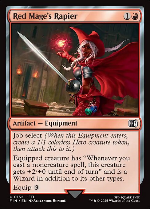 Red Mage's Rapier - Foil