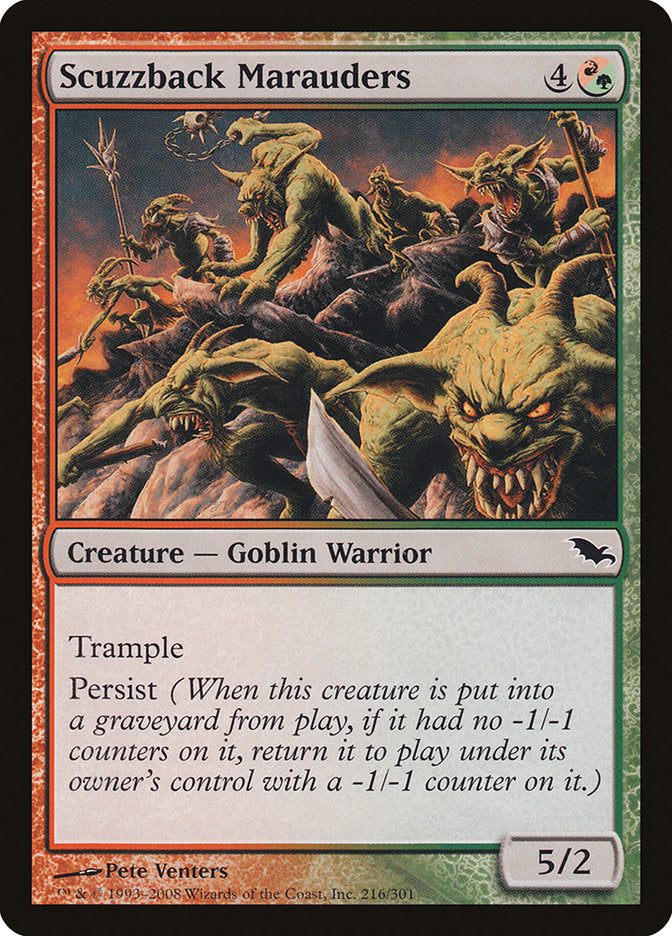 Scuzzback Marauders - Foil
