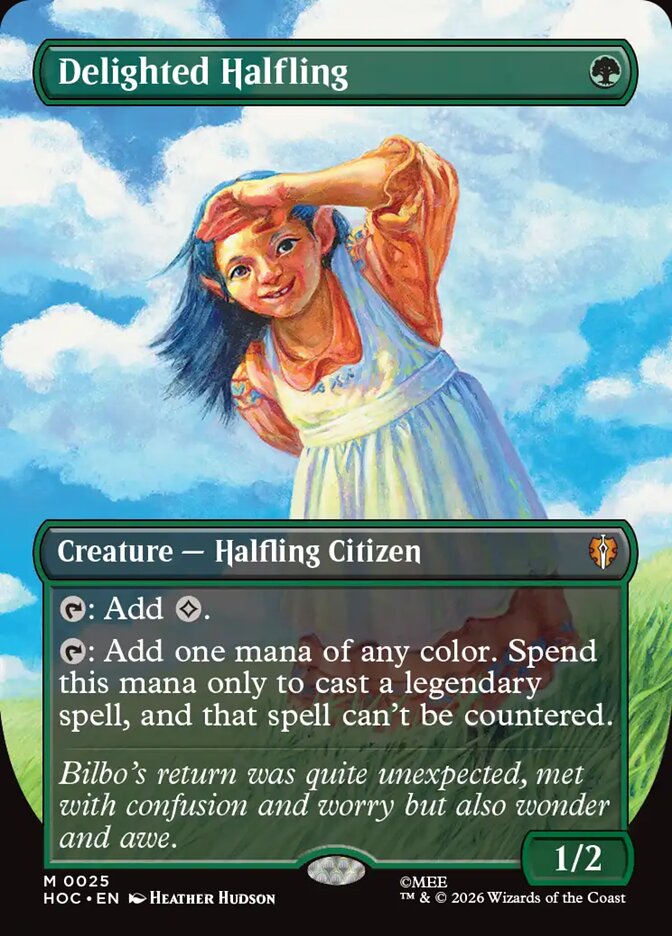 Delighted Halfling - Foil