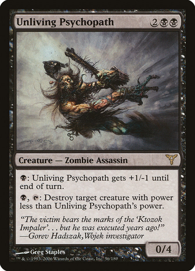 Unliving Psychopath - Foil