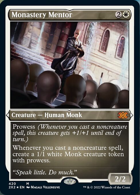 Monastery Mentor - Foil Etched