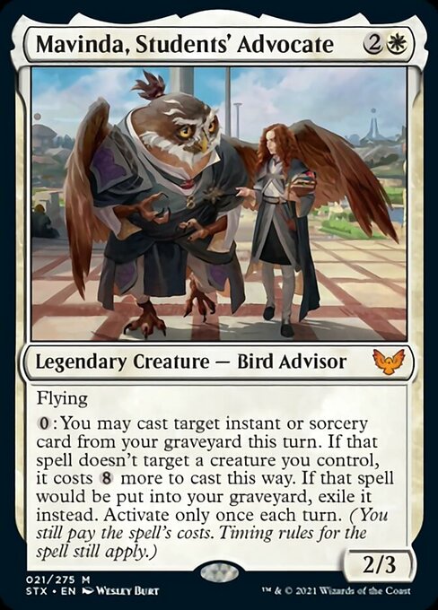 Mavinda, Students' Advocate - Foil