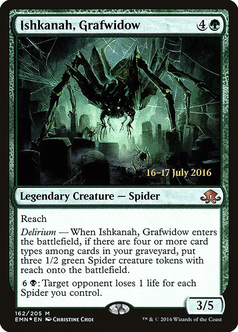 Ishkanah, Grafwidow - Foil - Prerelease Promo