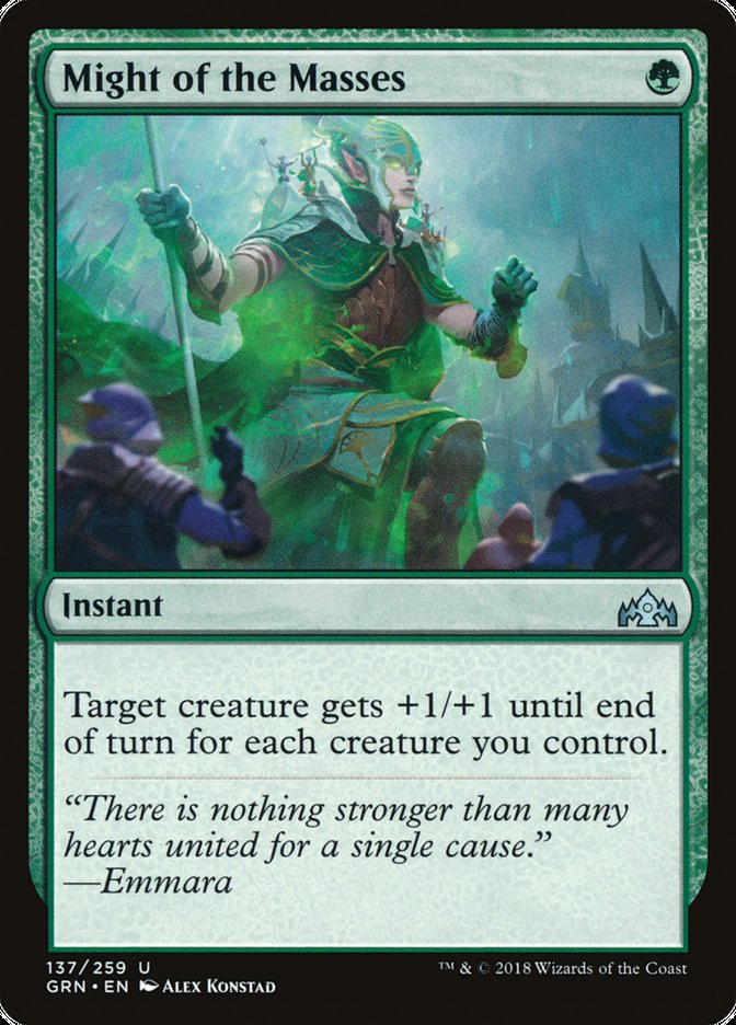 Might of the Masses - Foil