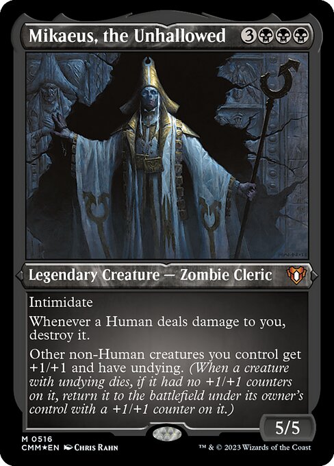 Mikaeus, the Unhallowed - Foil-Etched
