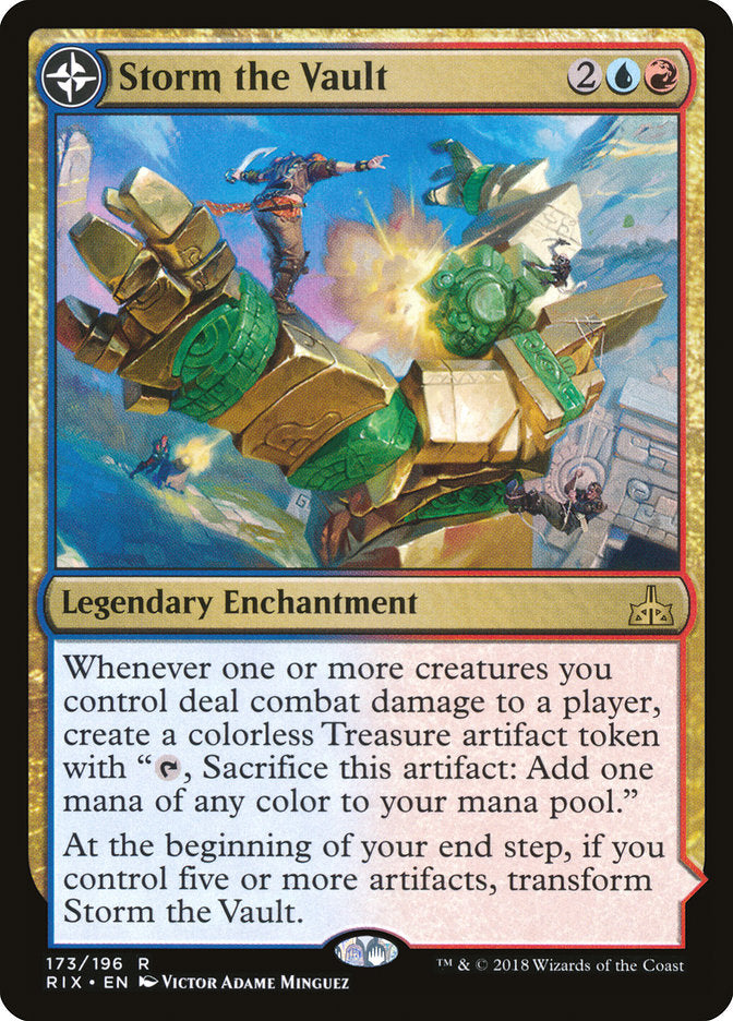 Storm the Vault // Vault of Catlacan - Foil