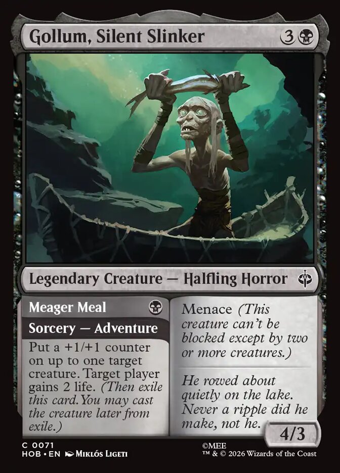 Gollum, Silent Slinker