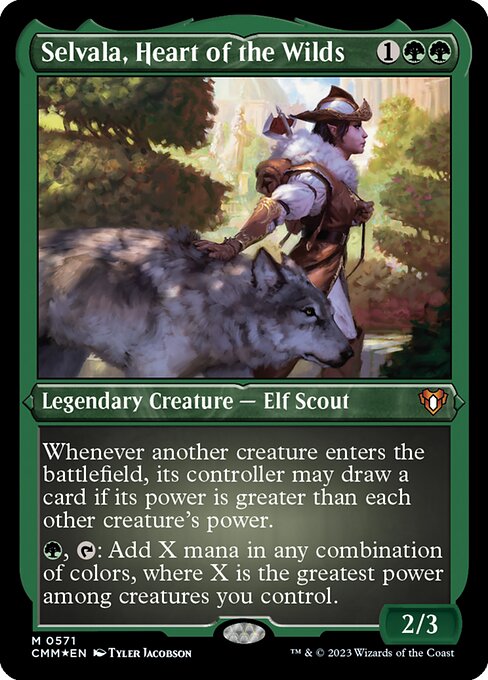 Selvala, Heart of the Wilds - Foil-Etched