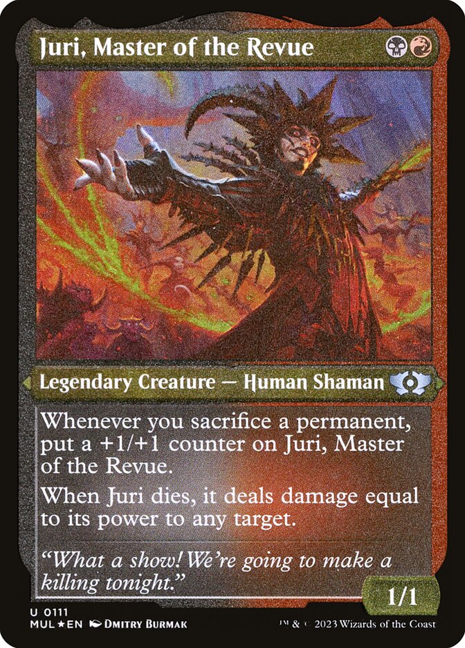 Juri, Master of the Revue - Foil-Etched