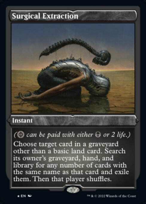 Surgical Extraction - Foil Etched