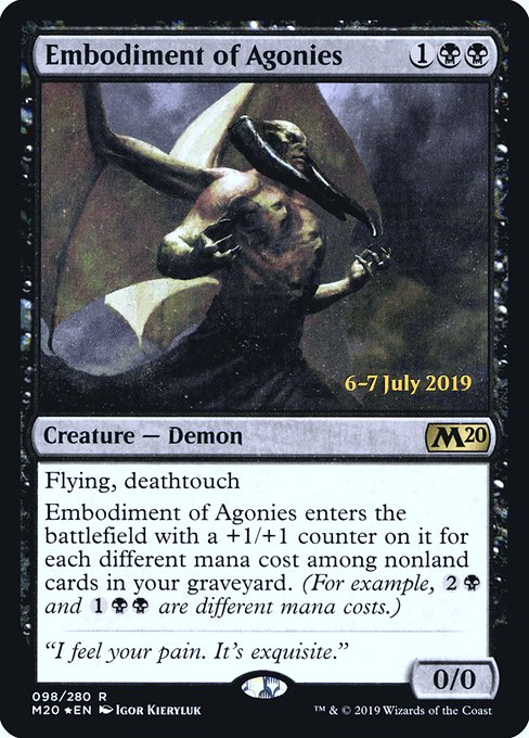 Embodiment of Agonies - Foil - Prerelease Promo
