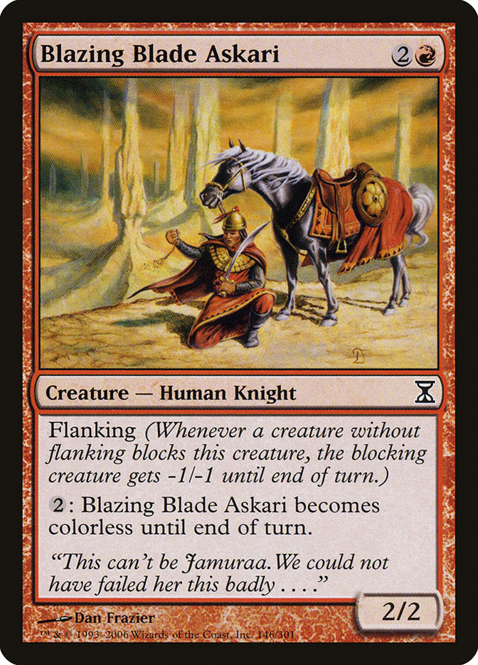 Blazing Blade Askari - Foil