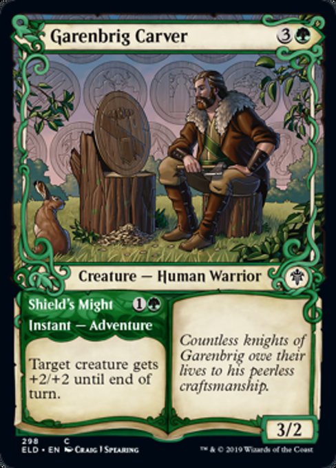 Garenbrig Carver // Shield's Might - Foil